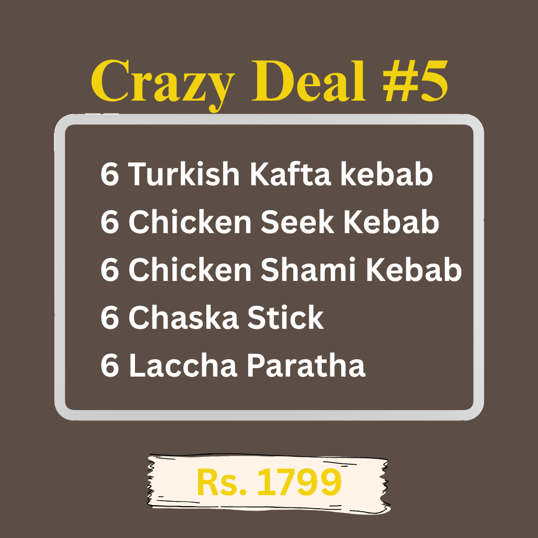 Crazy Deal #5 - Meal
