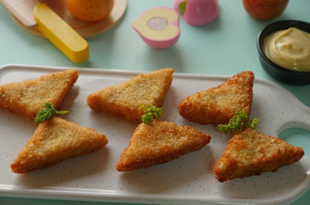Chicken Cheese Triangles
